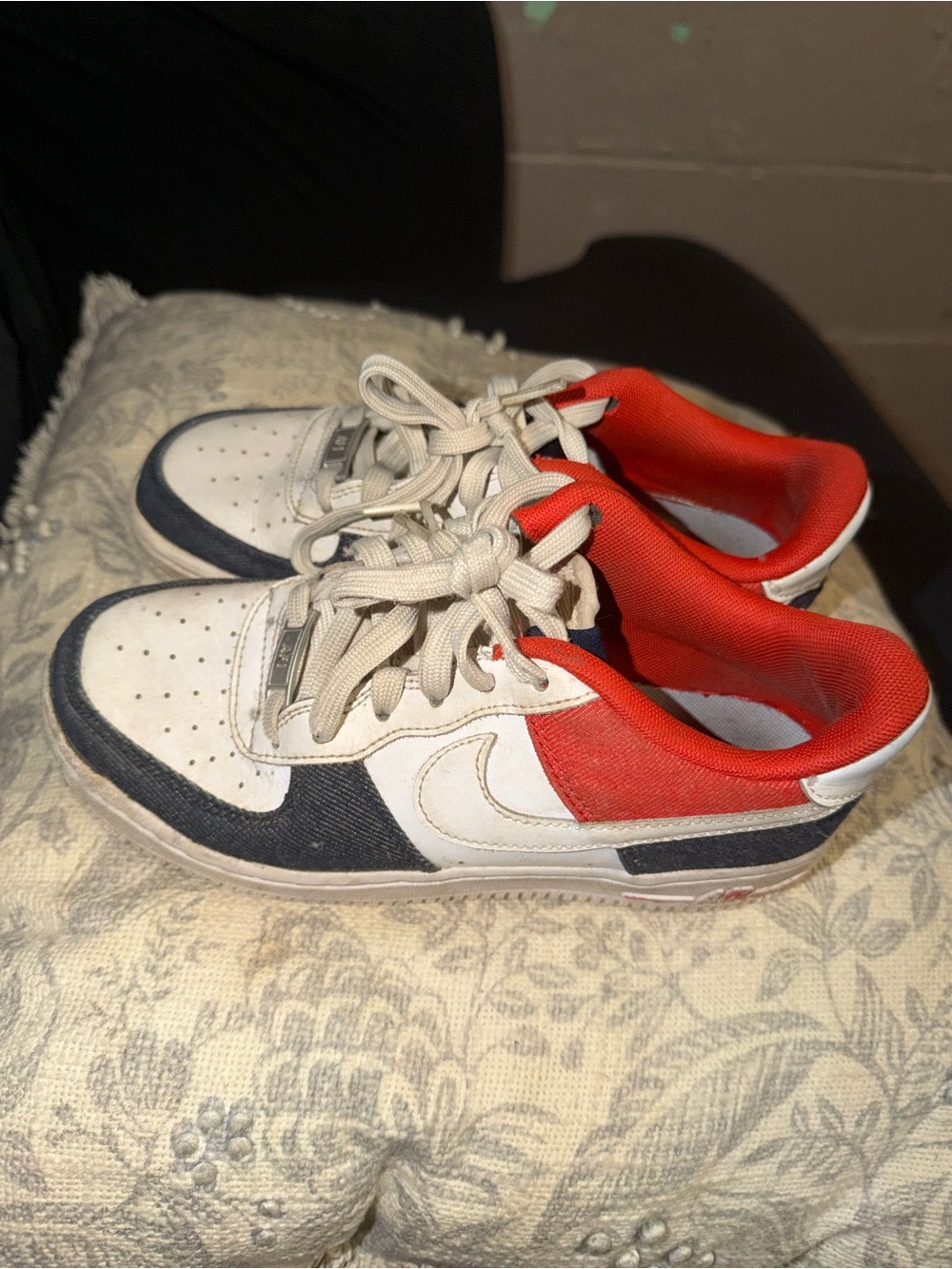 Nike Air Force 1 Shoes Youth Size 3.5 Used Pre Owned As Is AF1 Athletic Basketb.
